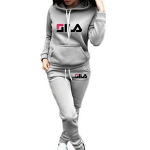 Load image into Gallery viewer, Autumn Winter Women Hoodie Pants Set Printed Tracksuit Pullover Sweatshirt Trousers Sportswear With Pockets Tracksuit Suits