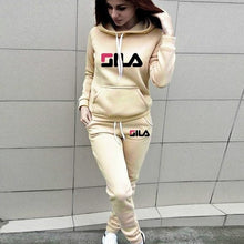 Load image into Gallery viewer, Autumn Winter Women Hoodie Pants Set Printed Tracksuit Pullover Sweatshirt Trousers Sportswear With Pockets Tracksuit Suits